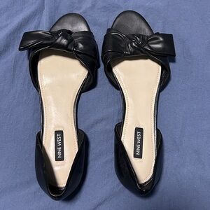 Nine West Black Bow Sandals for Women